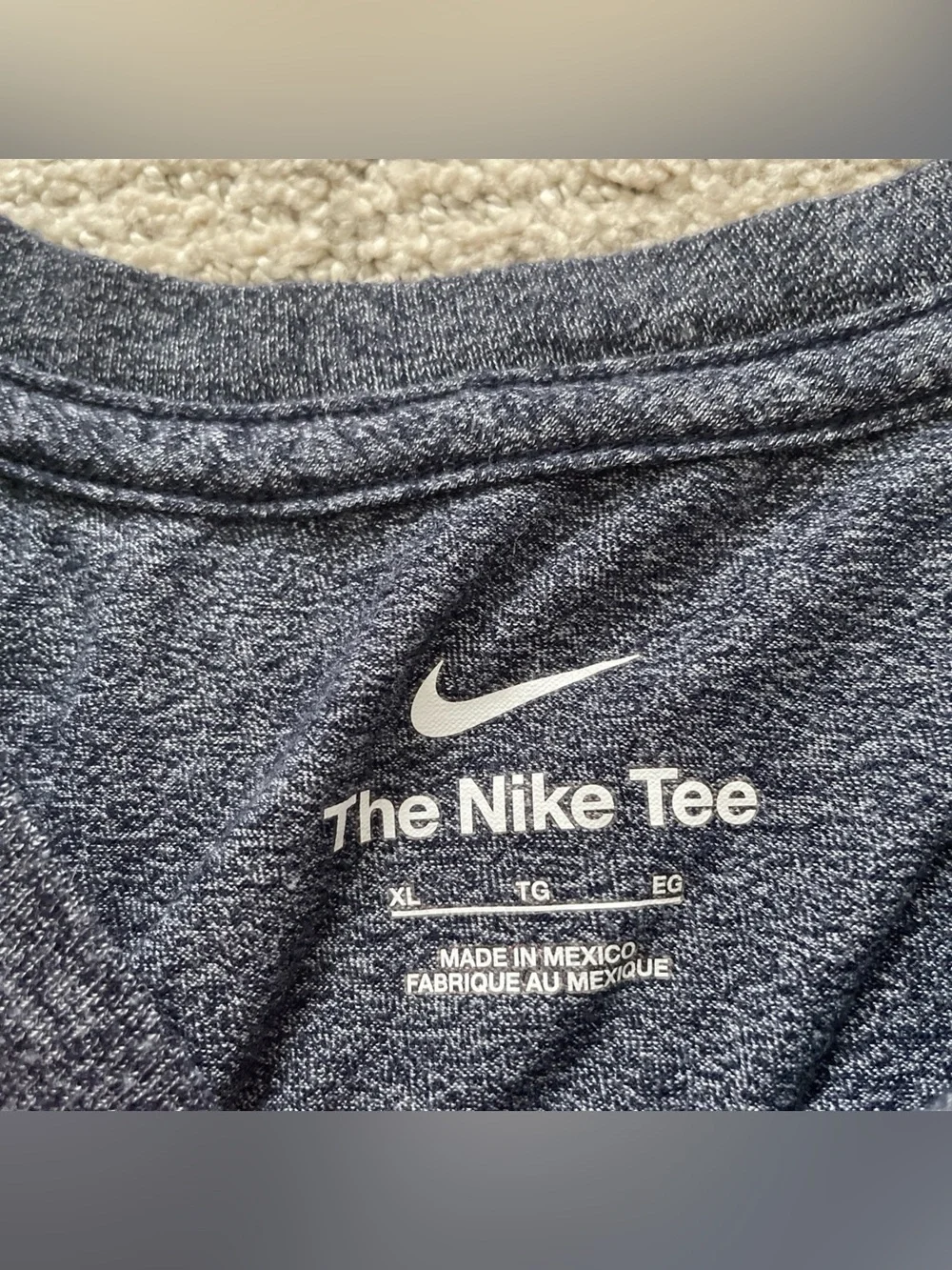 Arizona Wildcats Nike Long Sleeve Shirt Men's Size XL Heathered Blue Graphic